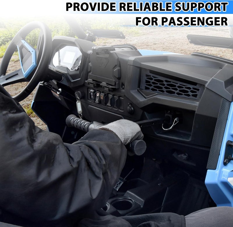 POKIAUTO Passenger Grab Bar for Polaris RZR, Rollover Protective Passenger Grab Handle for Polaris RZR XP 1000 Trail Turbo S 570 800 900 2012-2024 Accessories, Replace #2634200 - Image 3